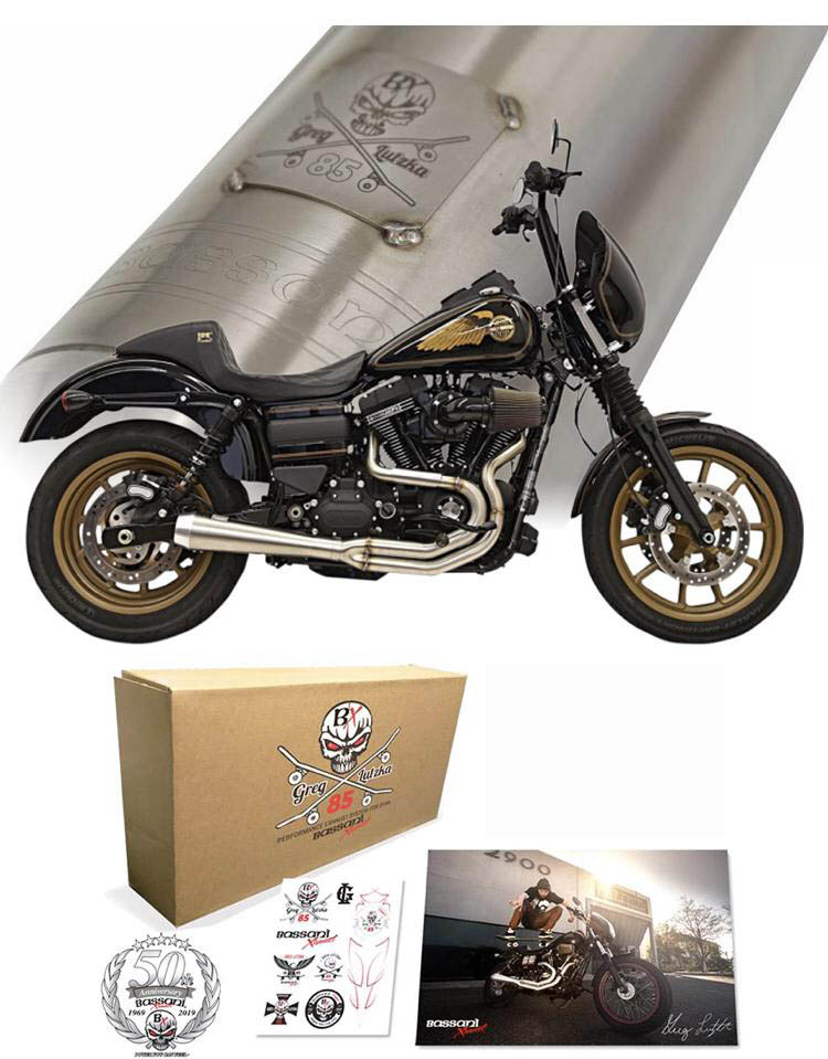 Bassani バッサーニ グレッグルツカ　スペシャルエディション DYNA Bassanixhaust Special Edition Greg Lutzka 2-Into-1 Stainless Exha