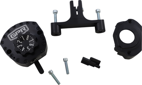 V5-S Steering Damper - Black - GSXR - Lutzka's Garage