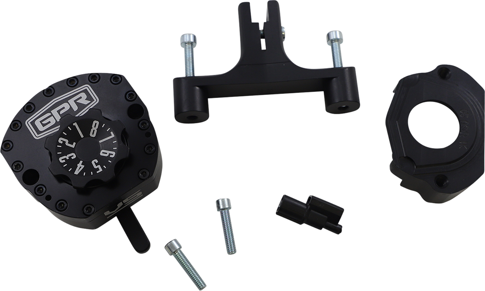 V5-S Steering Damper - Black - GSXR - Lutzka's Garage