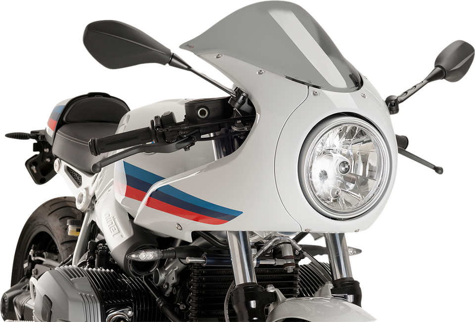 Race Windscreen - 15-1/4" - Smoke - BMW