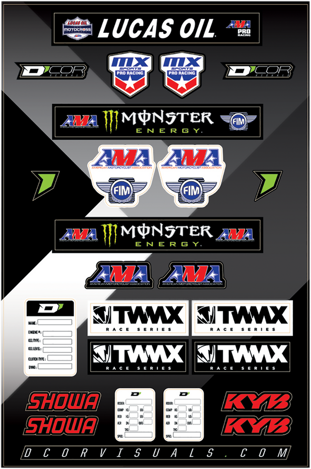 Decal Sheet - Series Logos
