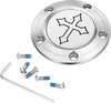 Timing Cover - 5 Hole - Cross - Stainless Steel - Lutzka's Garage