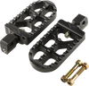 Serrated Footpegs - Black - Long - Lutzka's Garage