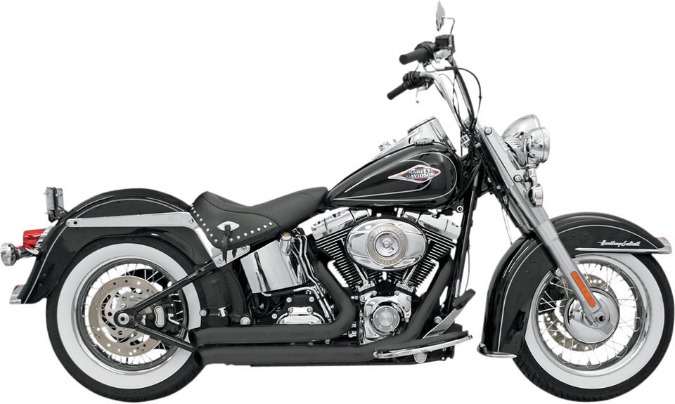 FireSweep Exhaust - Black - Softail - Lutzka's Garage