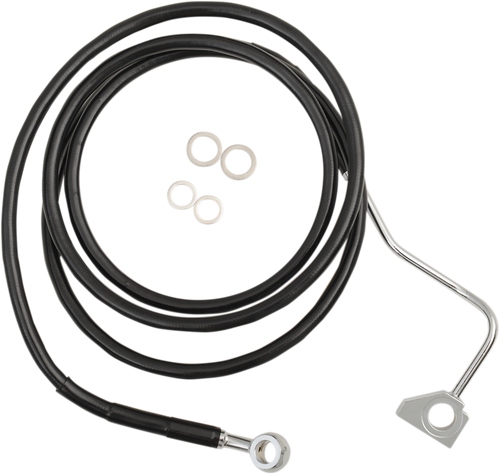 Brake Line - Front - Black - +8