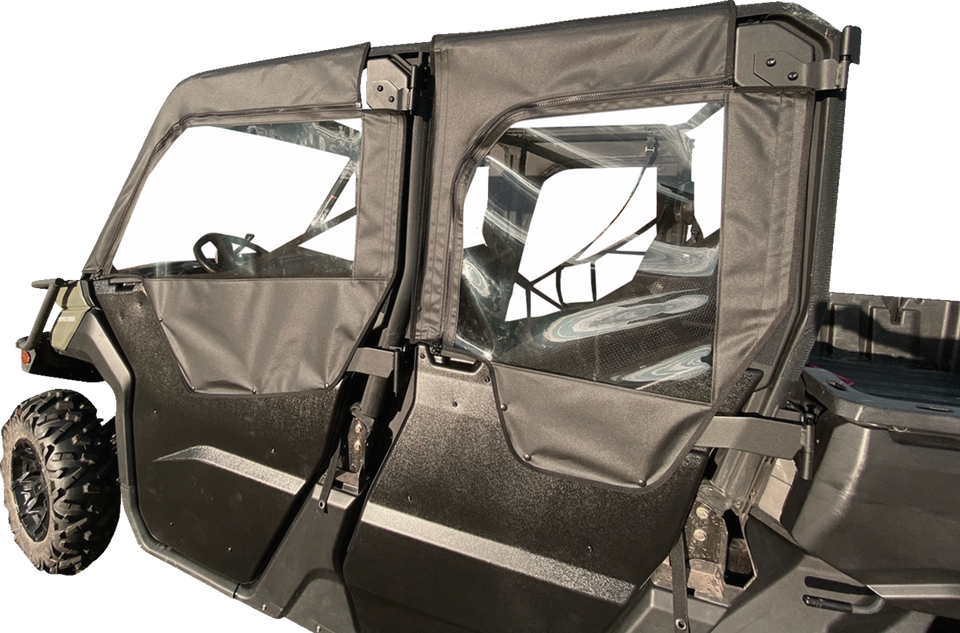Soft Upper Doors - Black - Can-Am Defender Max - Lutzka's Garage