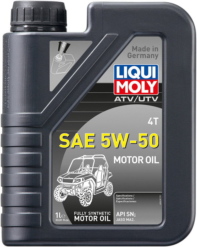 ATV/UTV 4T Engine Oil - 5W-50 - 1L - Lutzka's Garage