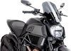 New Generation Windscreen - 17-1/2" - Dark Smoke - Diavel - Lutzka's Garage