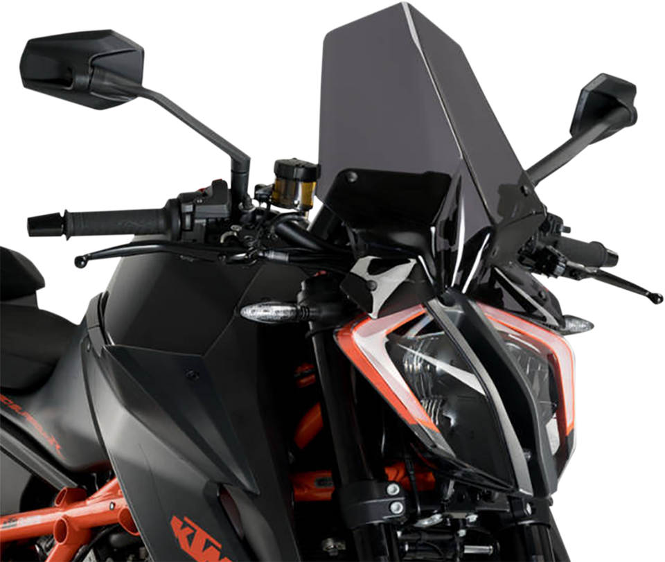 New Generation Windscreen - 16-1/4" - Dark Smoke - 1290 Super Duke R - Lutzka's Garage
