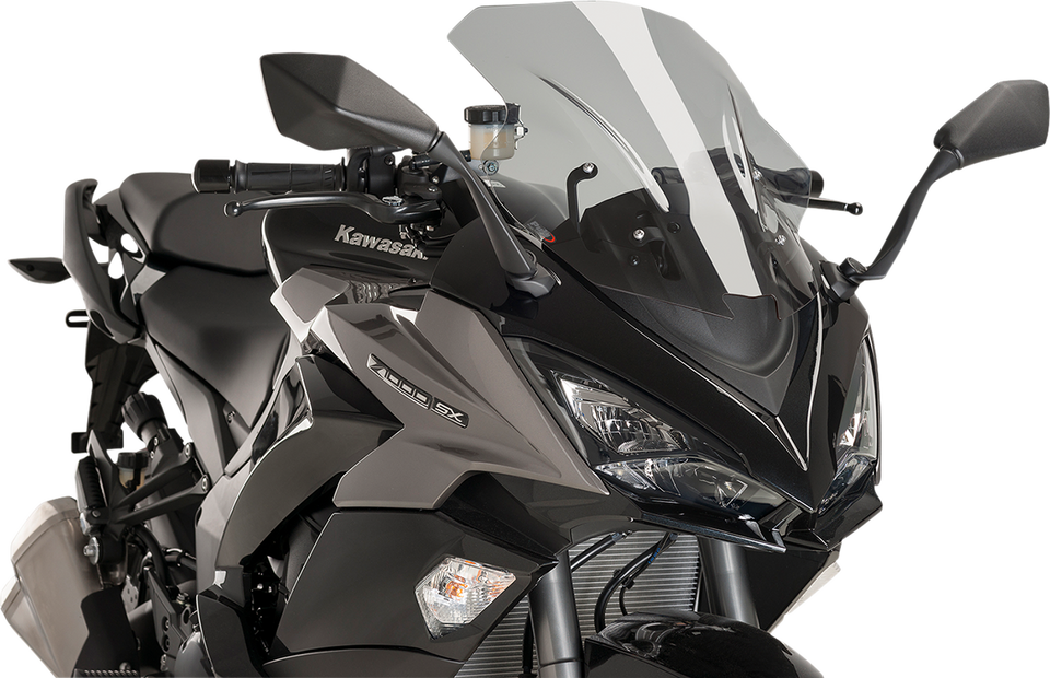Race Windscreen - 18-1/2" - Smoke - Kawasaki