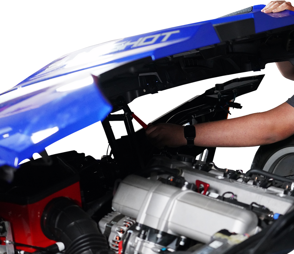 Hood Rod - Adjustable - Polaris Slingshot