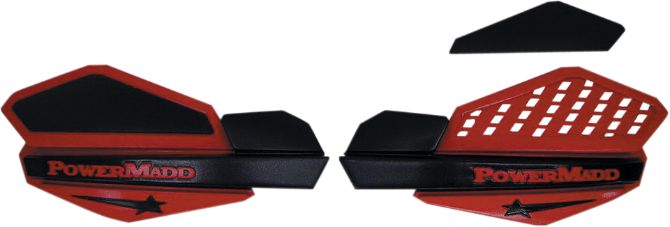 Handguards - Red/Black - Lutzka's Garage