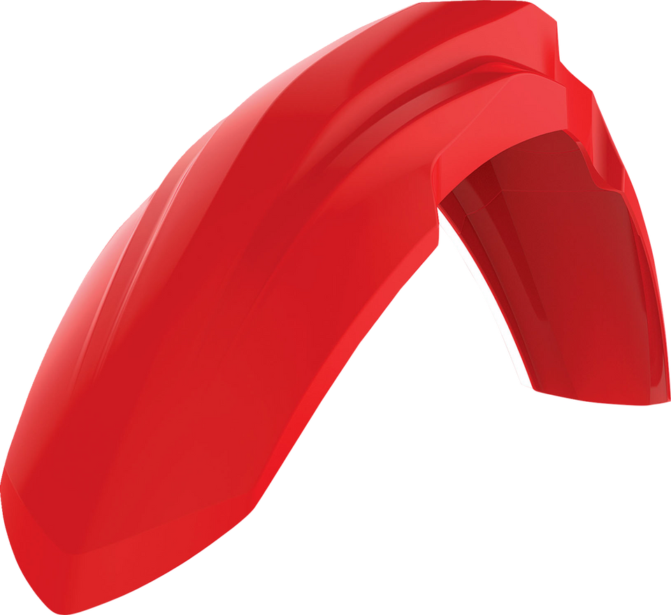 Fender - Front - Restyle - Red - CR 125R/250R - Lutzka's Garage