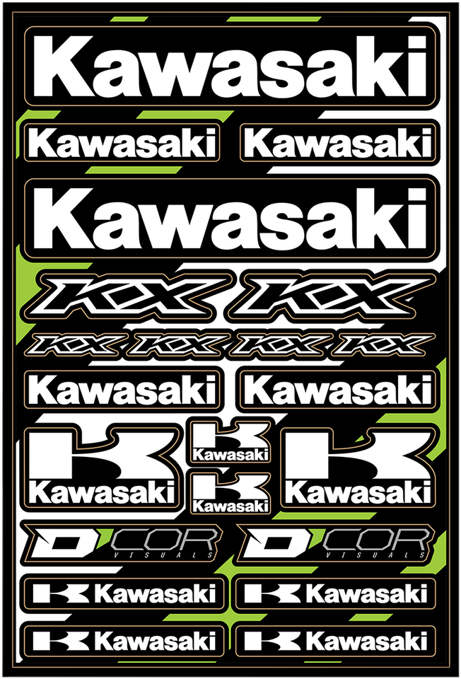 Decal Sheet - Kawasaki Cor2