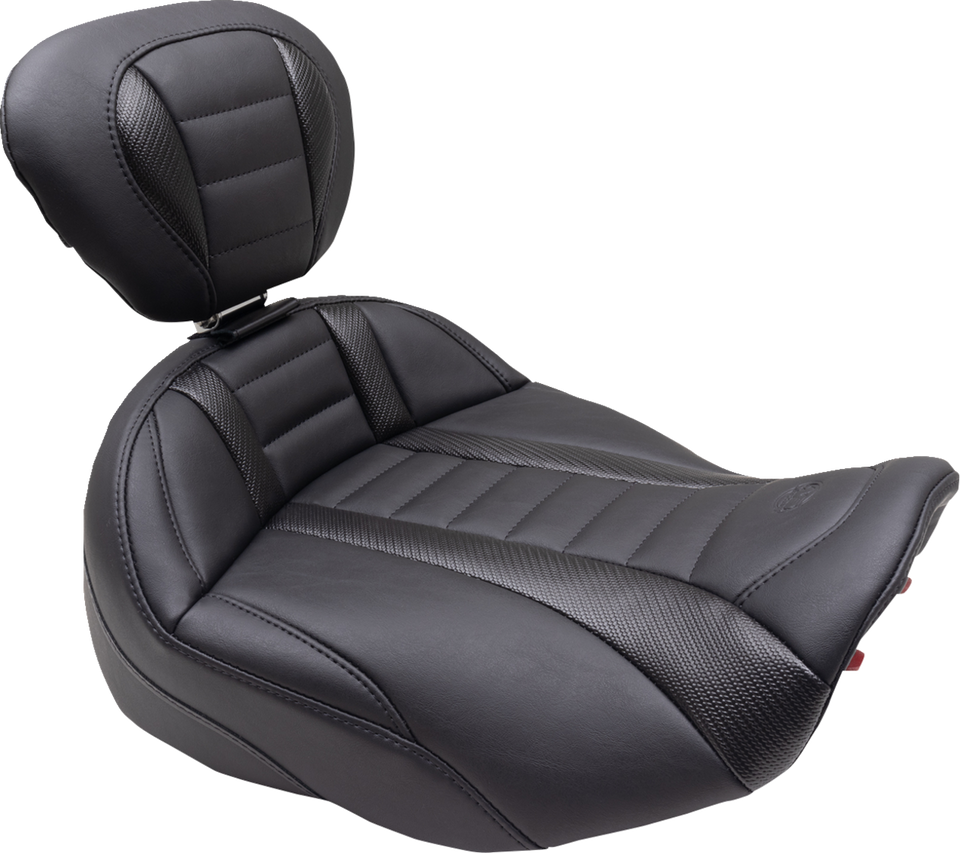 Deluxe Touring Solo Seat - Black Stitch - FLT/FLH 23-24