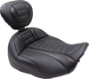 Deluxe Touring Solo Seat - Black Stitch - FLT/FLH 23-24