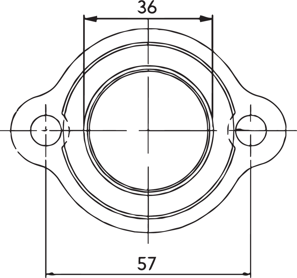 Carburetor Mounting Flange - Polaris/Ski-Doo