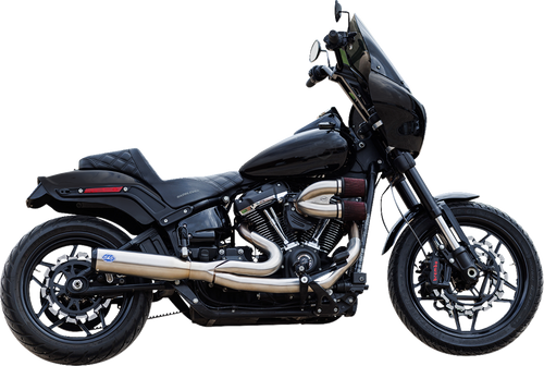 2-into-1 Qualifier Exhaust System - Race Only - Silver - Lutzka's Garage