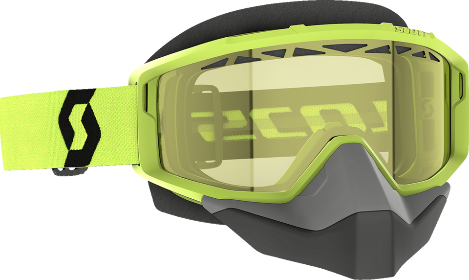 Primal Snow Cross Goggle - Yellow/Black - Dual Lens - Yellow - Lutzka's Garage