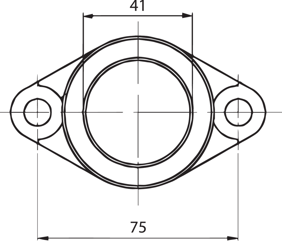 Carburetor Mounting Flange - Polaris