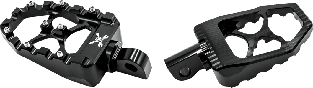 MX Evolution Pegs - Black - Sportster/Dyna - Lutzka's Garage