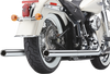 True Dual Exhaust - Billet Tip - 97-06 Softail