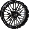 Wheel - Momentum - Front/Rear - Black/Milled - 18x6.5 - 4/137 - 4+2.5 (+10 mm)