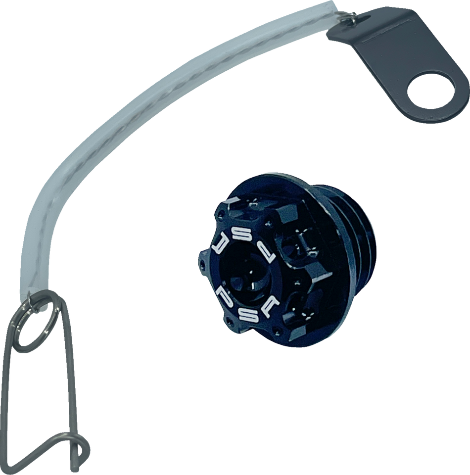 Oil Cap Kit - Black - M20 x 2.5 - Ducati/Honda/Husqvarna/Kawasaki/Suzuki/Triumph/Yamaha - Lutzka's Garage