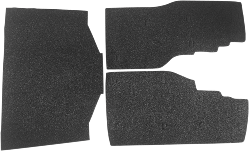 Saddlebag/Tourbox Floormats - Black - Gold Wing 88-00 - Lutzka's Garage