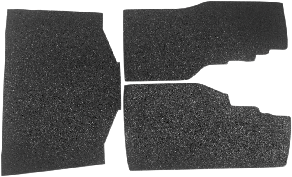 Saddlebag/Tourbox Floormats - Black - Gold Wing 88-00 - Lutzka's Garage