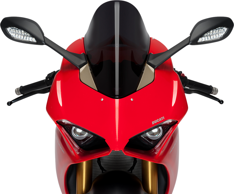Race Windscreen - 15-3/4" - Black - Ducati - Lutzka's Garage
