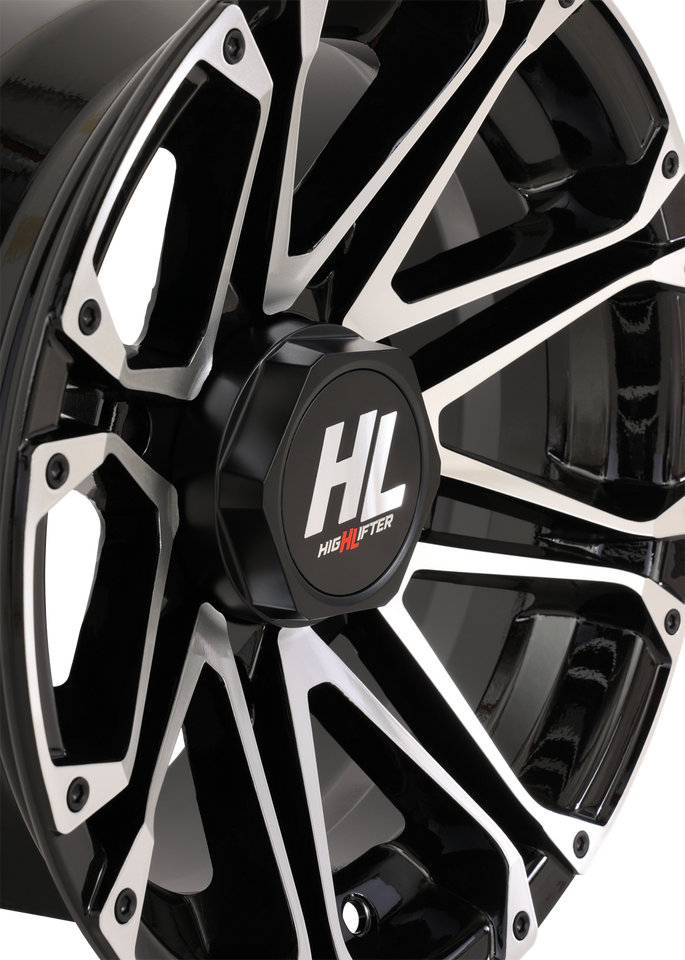 Wheel - HL3 - Rear - Gloss Black w/Machined - 14x7 - 4/110 - 2+5 (-47 mm)