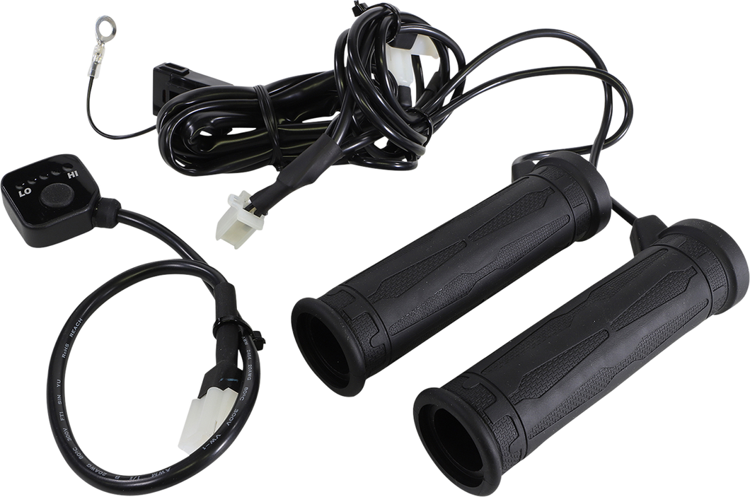 Grips - Heated - Thumb Throttle - 5 Level - 7/8