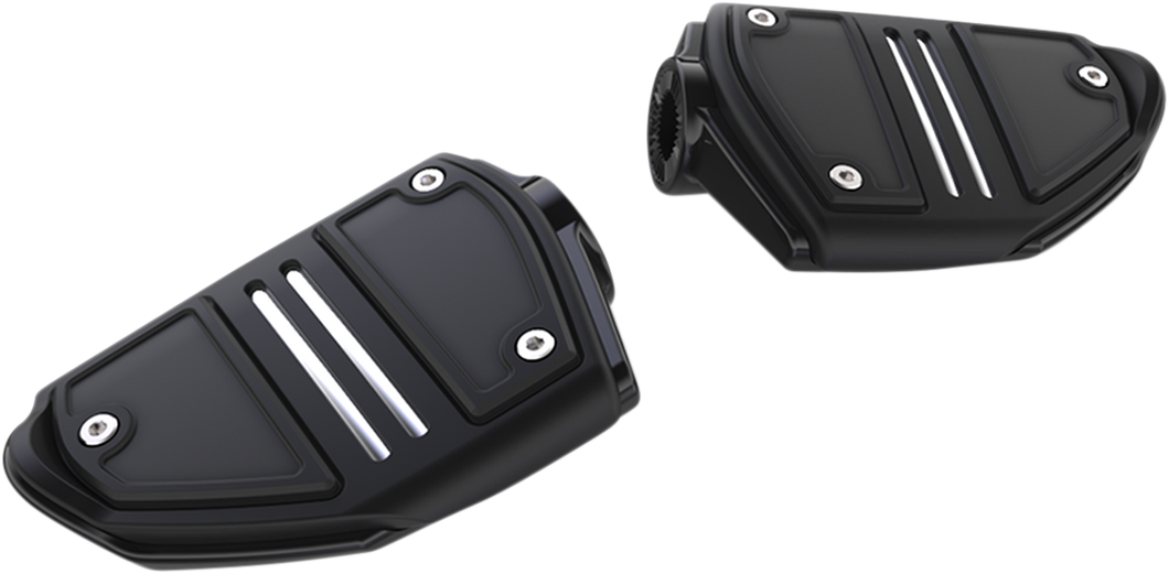 Twin Rail Footpeg - Black - Lutzka's Garage