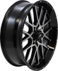 Wheel - Hurricane - Front/Rear - Black Machined - 20x6.5 - 4/137 - 4+2.5 (+10 mm)