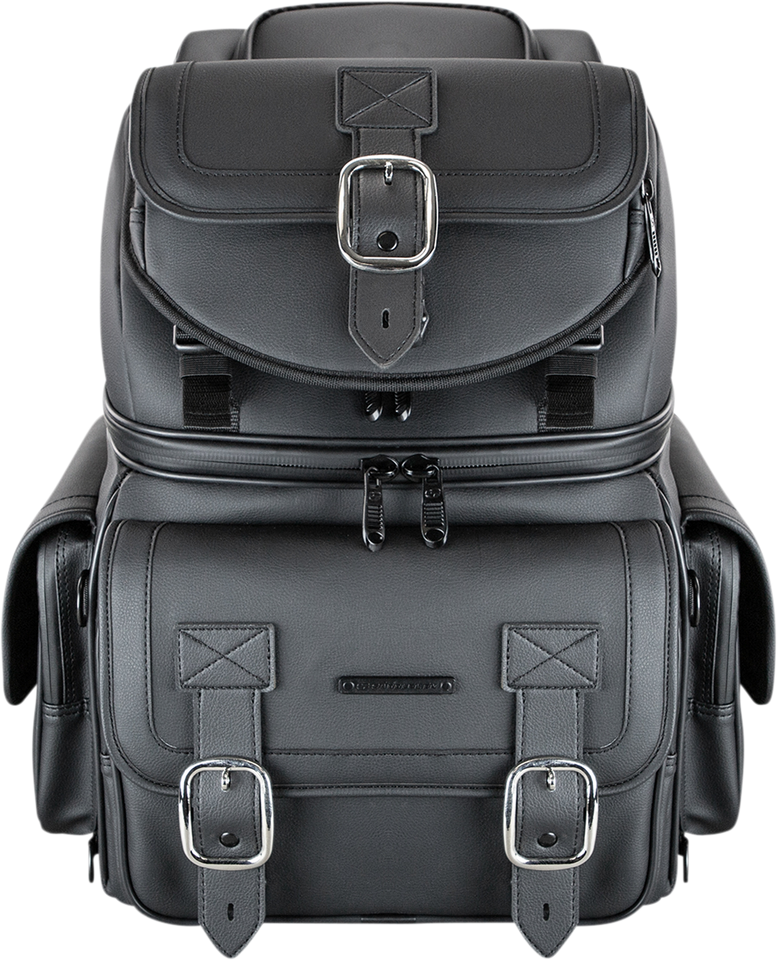 BR3400D Sissy Bar Bag - Black - Lutzka's Garage