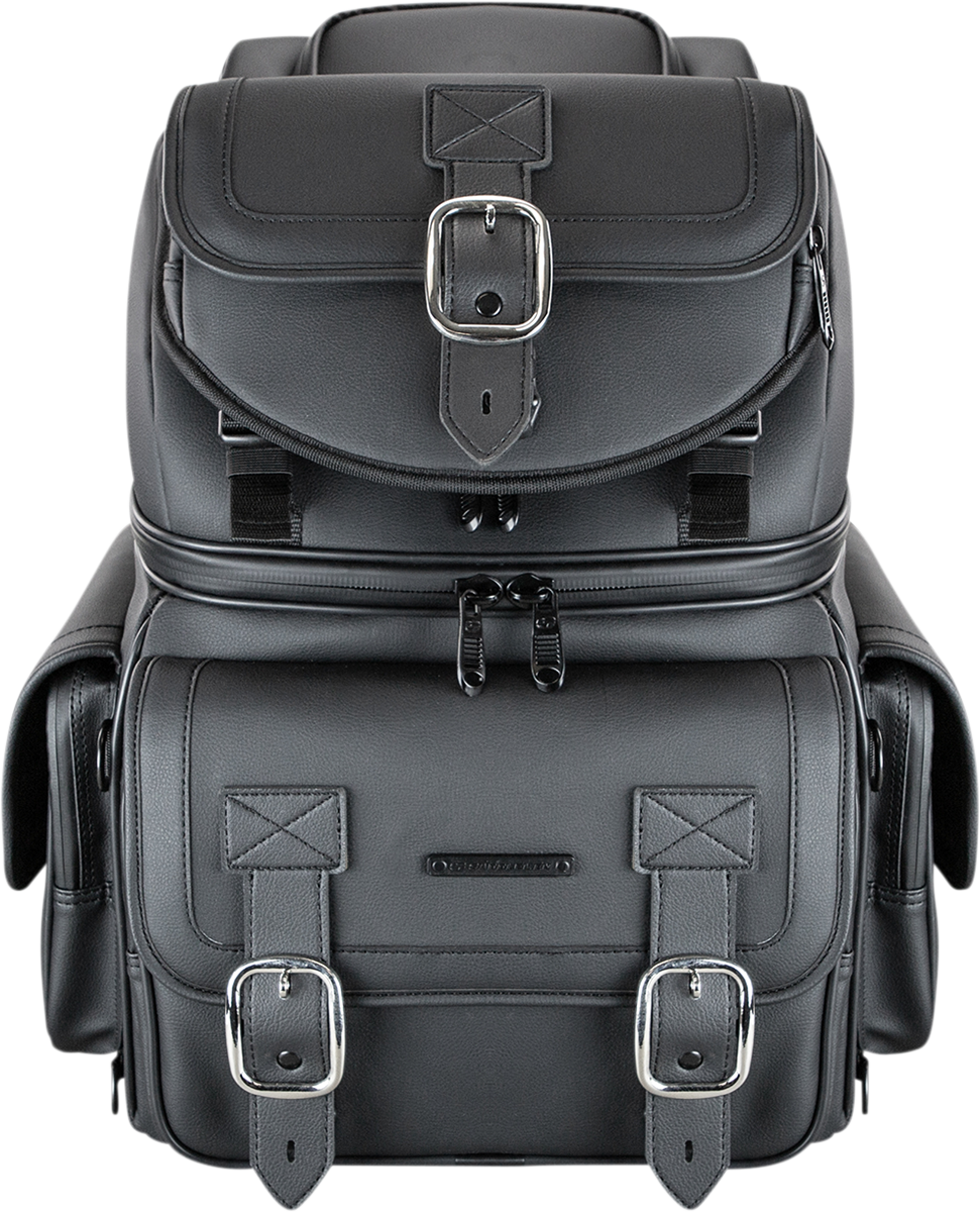 BR3400D Sissy Bar Bag - Black - Lutzka's Garage