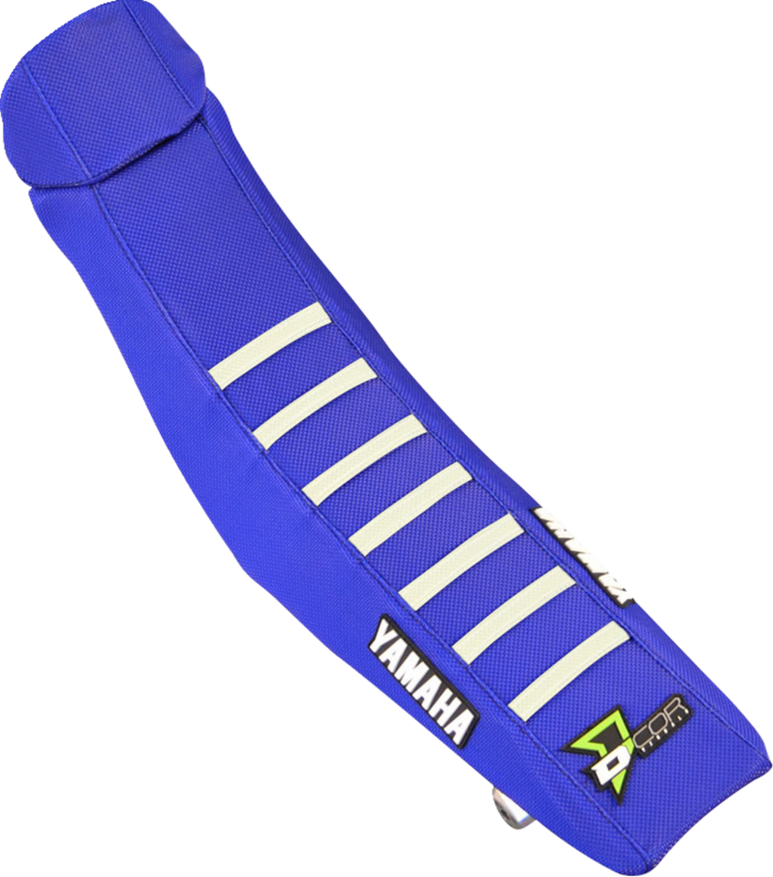 Seat Cover - Blue/White - YZ 23-24 - Lutzka's Garage
