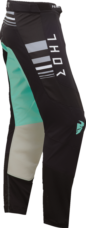 Womens Prime Blaze Pants - Black/Mint - 7/8 - Lutzka's Garage
