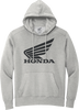 Honda Wing Hoodie - Gray/Black - Small - Lutzka's Garage