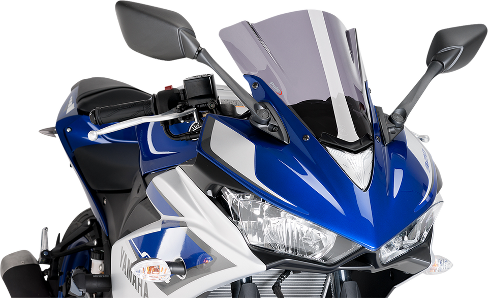 Race Windscreen - 11-3/4" - Smoke - Yamaha
