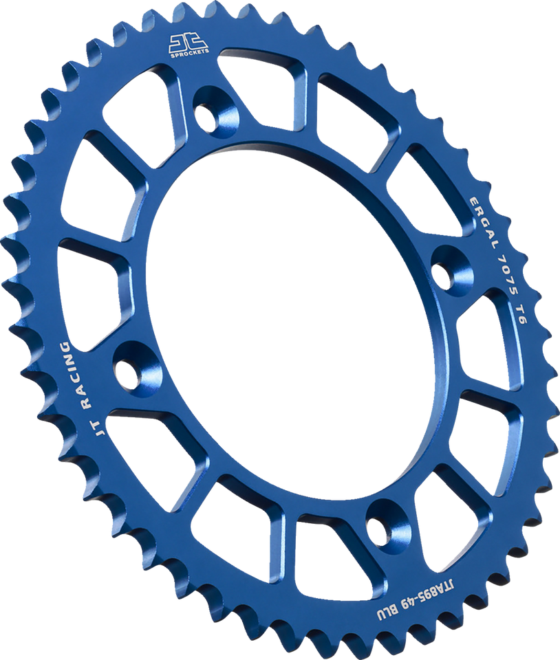 Rear Sprocket - Aluminum - 49 Tooth - Blue - Gas Gas/Husqvarna/KTM - Lutzka's Garage