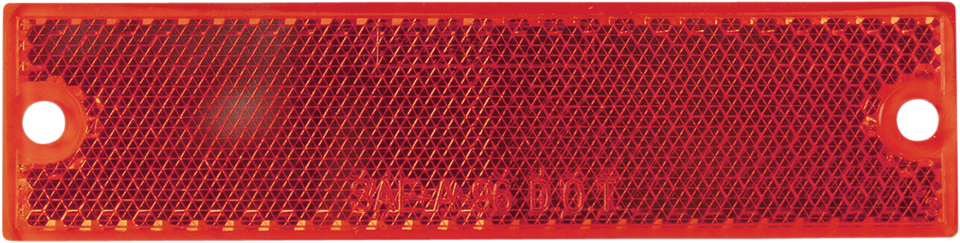 Replacement Rectangular Reflector - Red - Lutzka's Garage