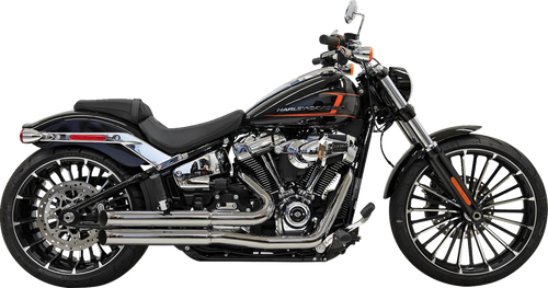 Pro Street Exhaust - Chrome - 18+ Softail - Lutzka's Garage