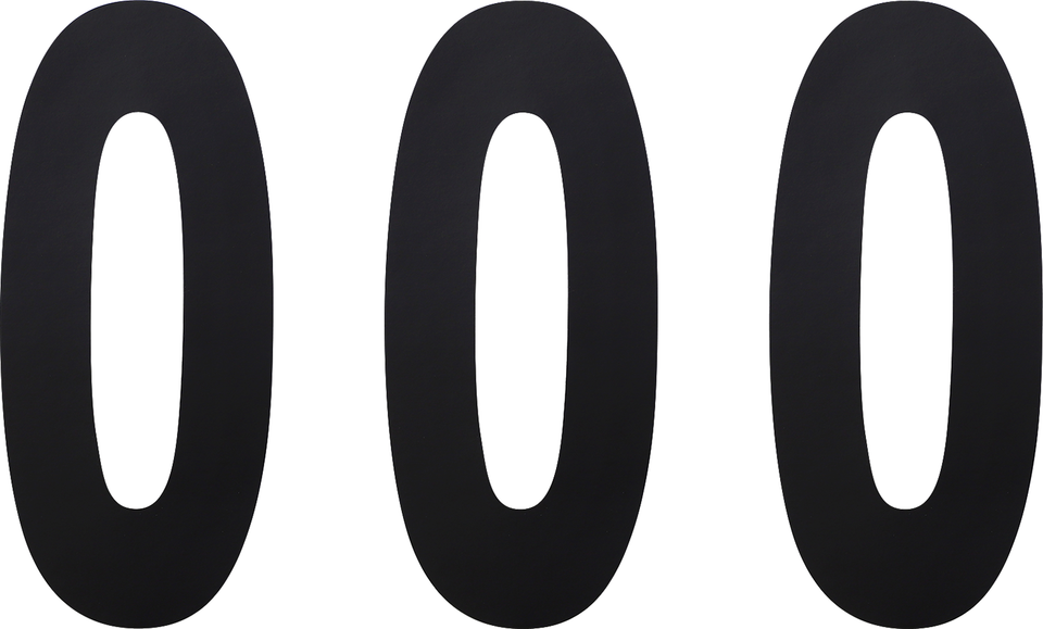 FX Number 0 - Black - 8" - Lutzka's Garage