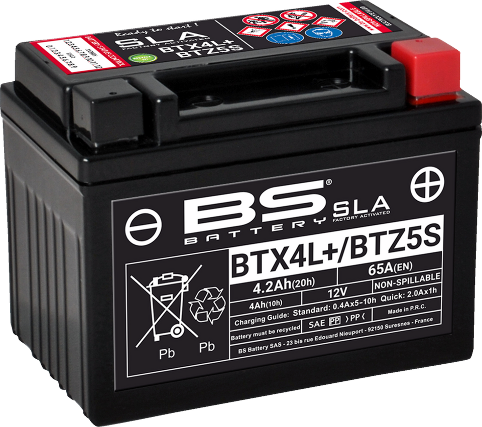 Battery - BTX4L/BTZ5S (YTX)