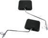Mirror - Side View - Rectangle - Black w/Chrome Stem - Right/Left