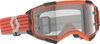 Fury Goggle - Orange/Gray - Clear - Lutzka's Garage