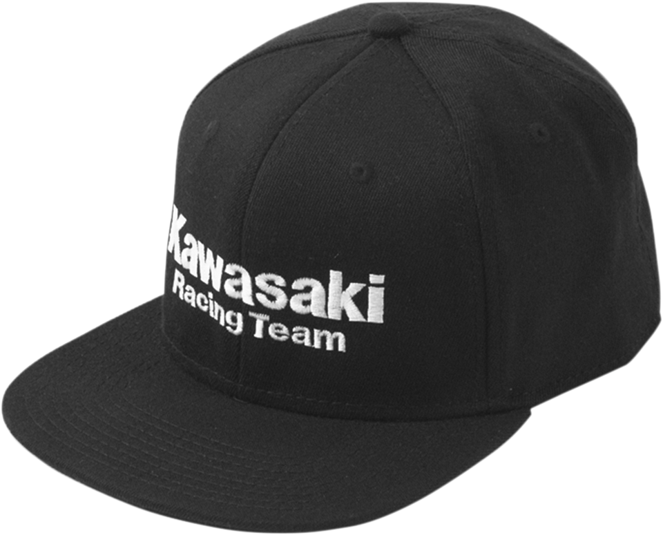 Kawasaki Team Flexfit® Hat - Black - Small/Medium - Lutzka's Garage