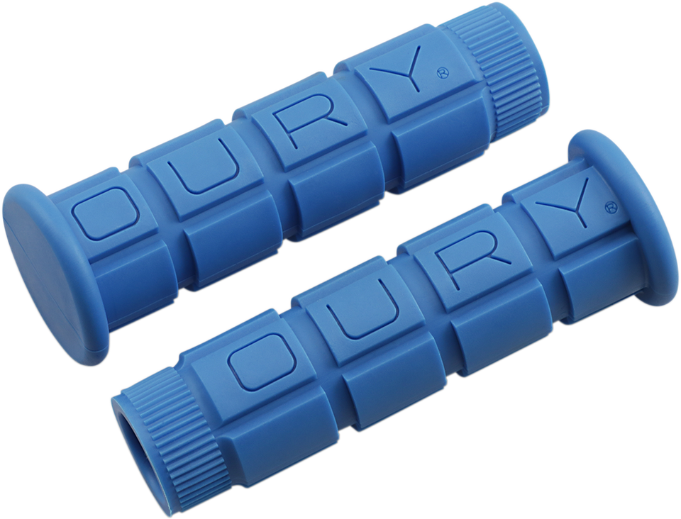 Grips - Single Compound - No Flange - Blue - Lutzka's Garage